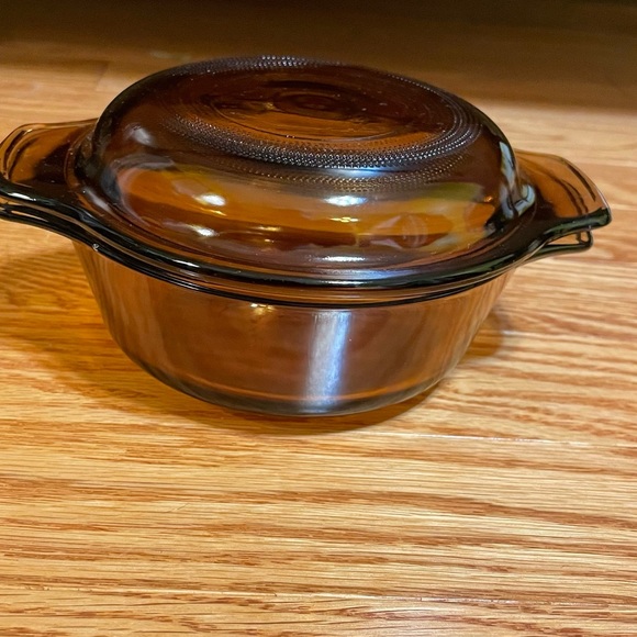Anchor Hocking Kitchen Anchor Hocking Tiny Brown Glass Casserole
